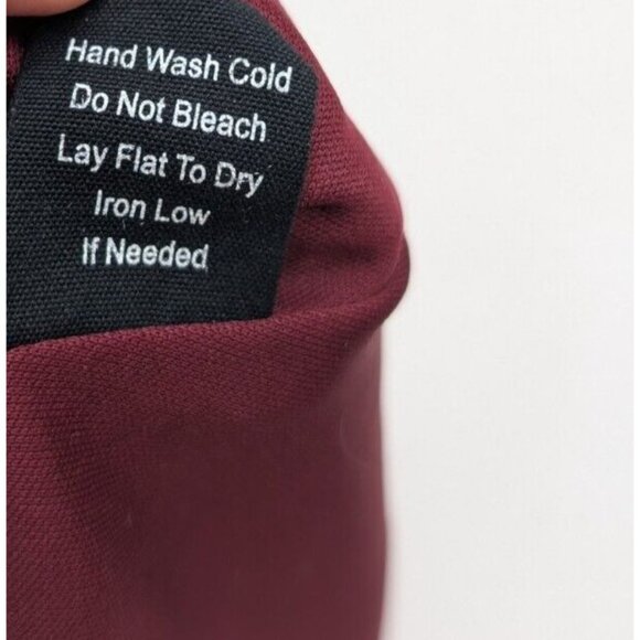 Sweet Wanderer Women's Dress Size Small Maroon Floral Print Ruffle Boho Bohemian - Picture 13 of 15